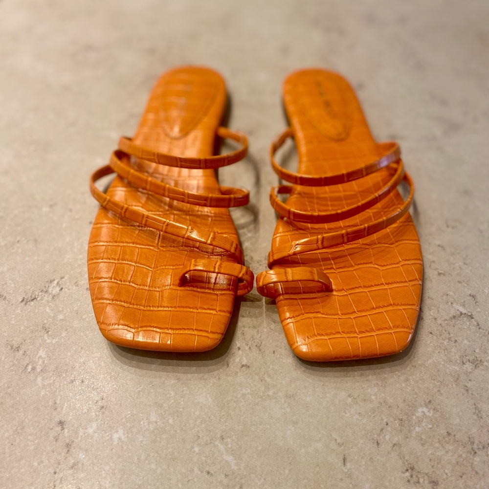 Nine West Women’s Flat Slide Sandals